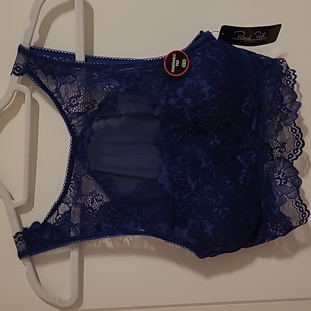 NWT Rene Rofe high neck bra top